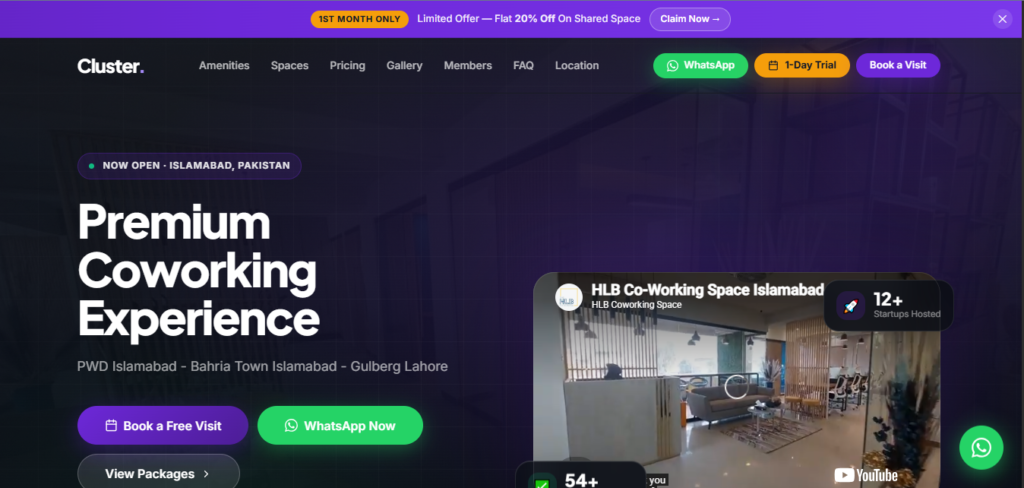 cluster coworking